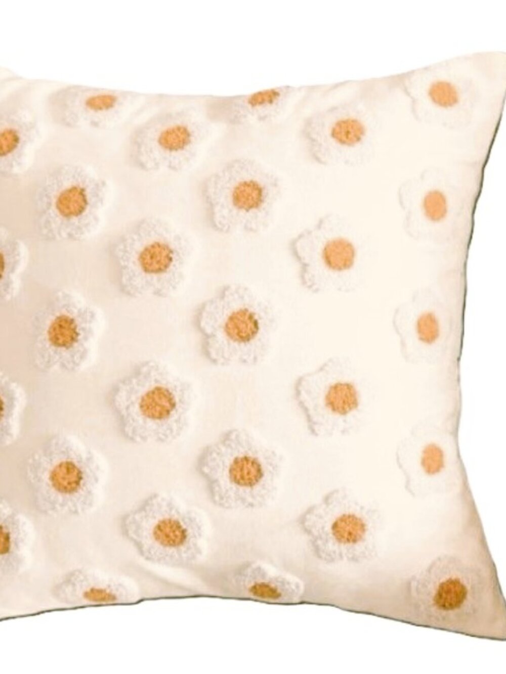 DAISIES Decorative Pillow Cover Zippered with pillow Insert 18 x 18 inches